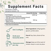 Oil Of Oregano With Black Seed Oil Soft Gels