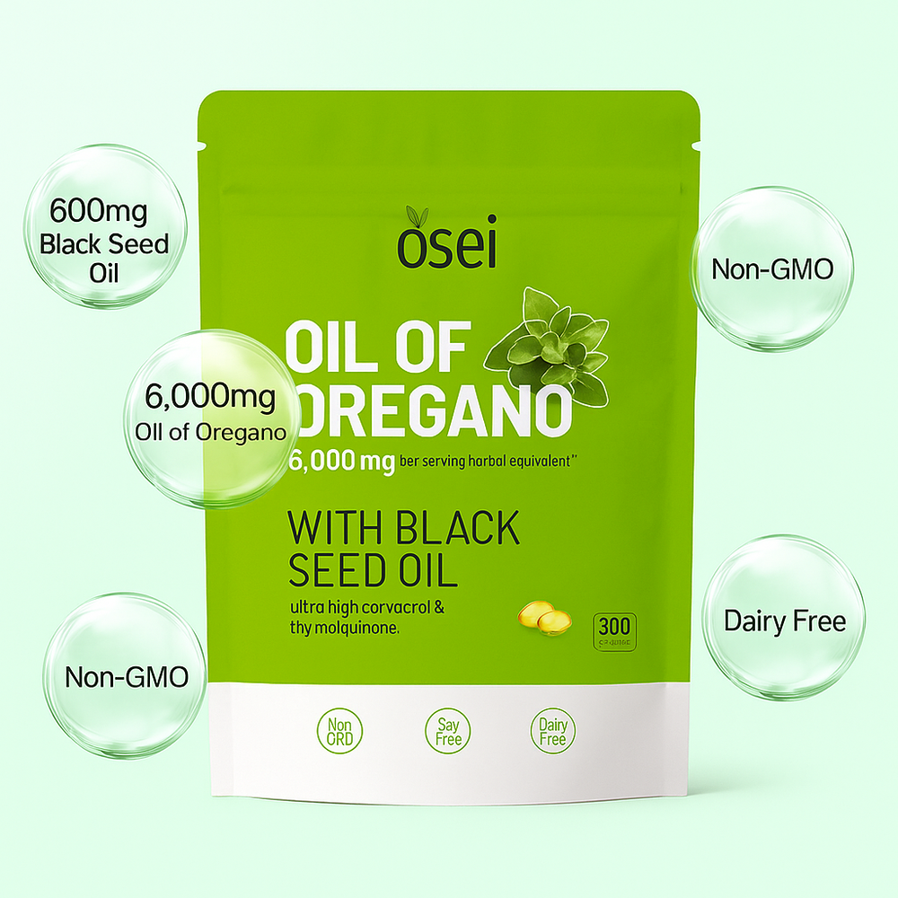 Oil Of Oregano With Black Seed Oil Soft Gels